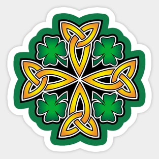 Shamrock cross Sticker